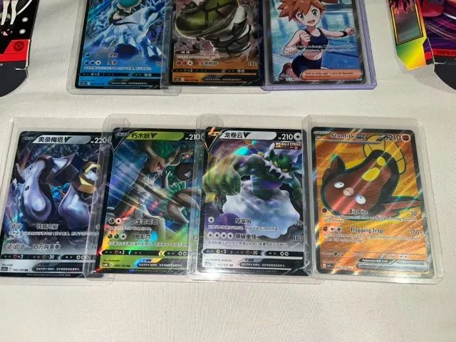 7 Cartas Pokémon Originais + Mini Deck Box Oficial - Foto 2