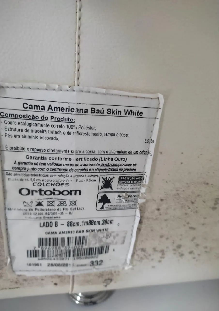Cama Box Solteiro com Colchão Marca ORTOBOM - Foto 4