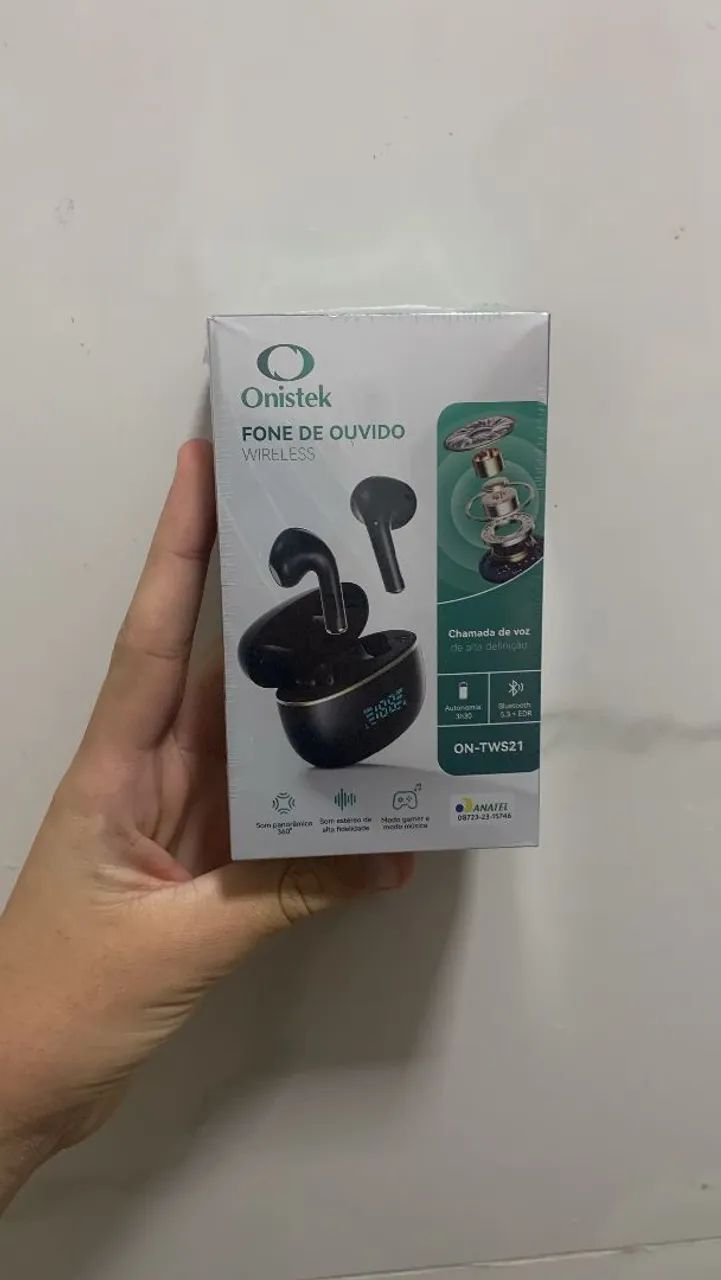 Fone de ouvido sem fio 