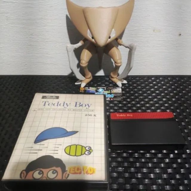 Teddy Boy - Original - Master System - Caixa de plástico padrão Sega - Tectoy
