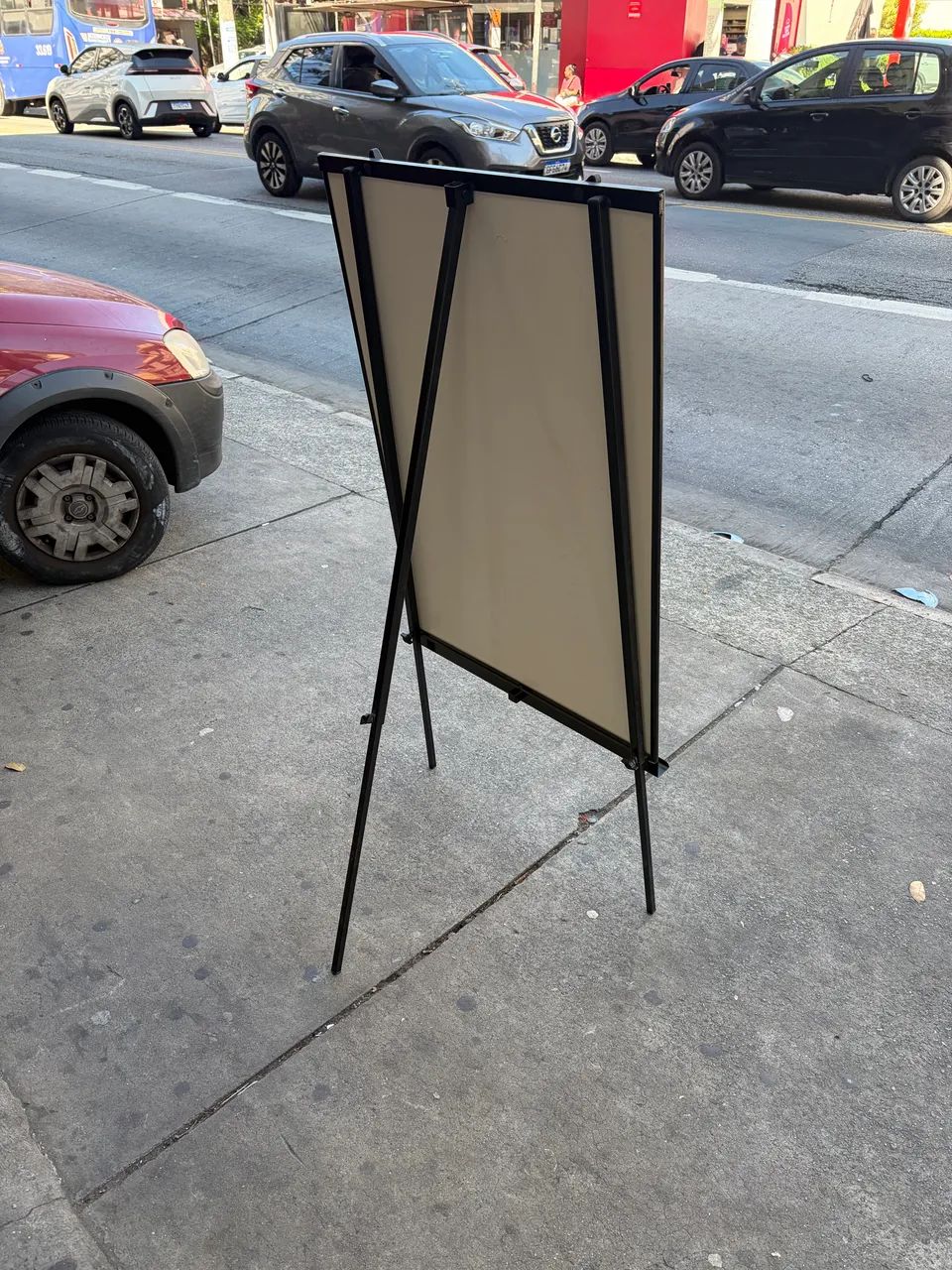 Cavalete Flip chart lousa branca retratil - Foto 4