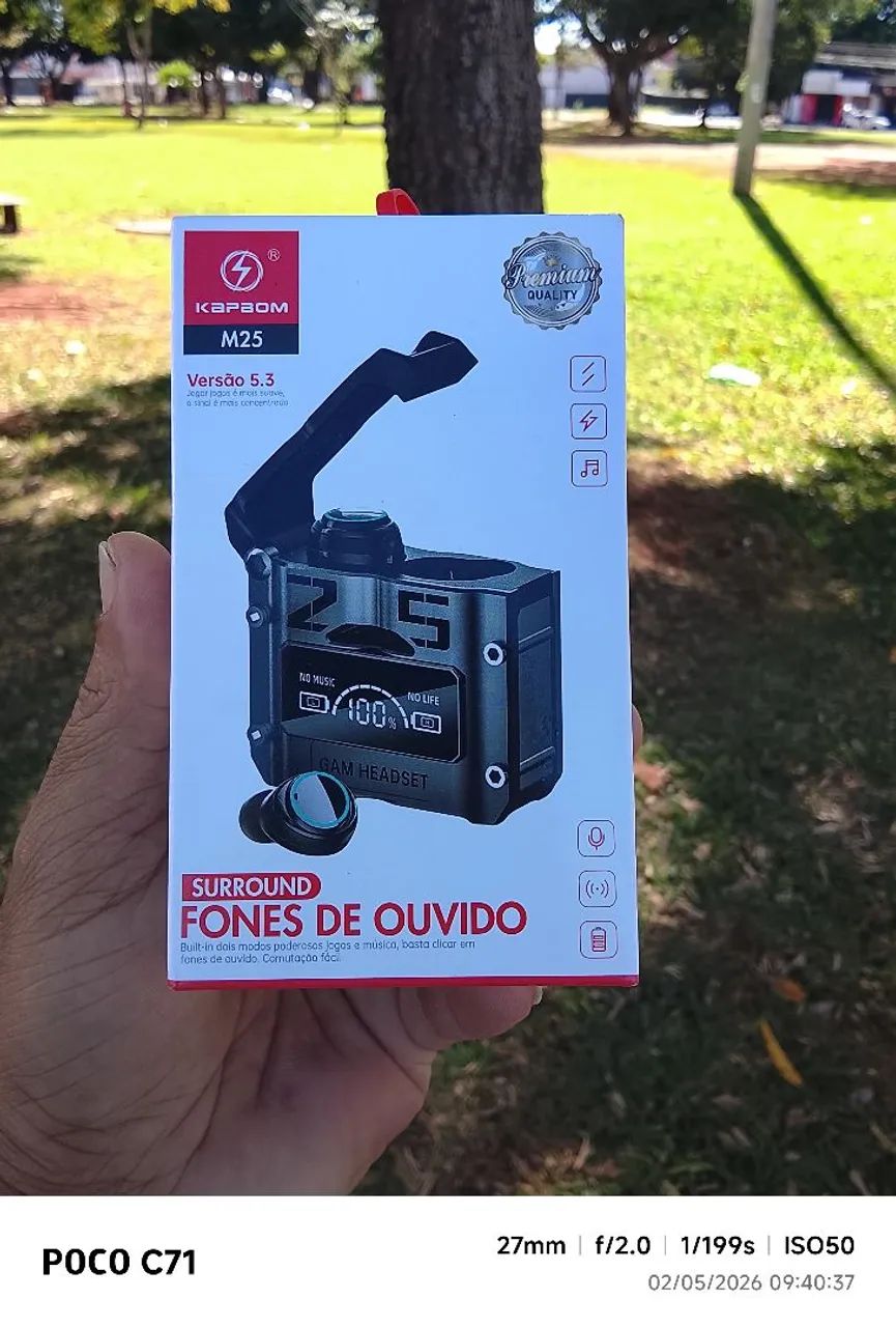 Fone bluetooth M25 Novo lacrado 