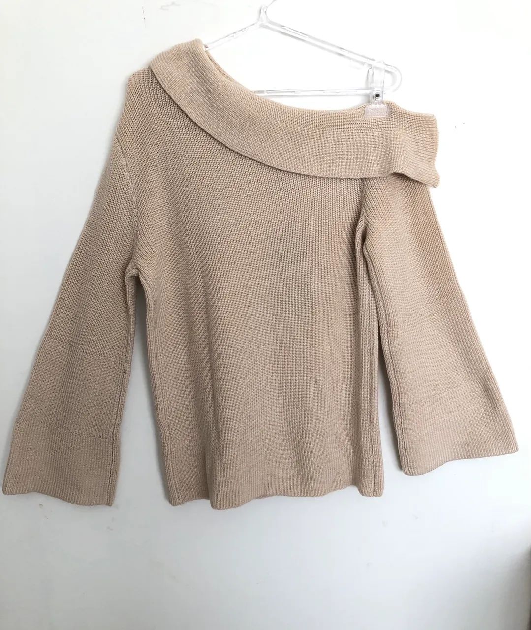 Tricot Animale Bege