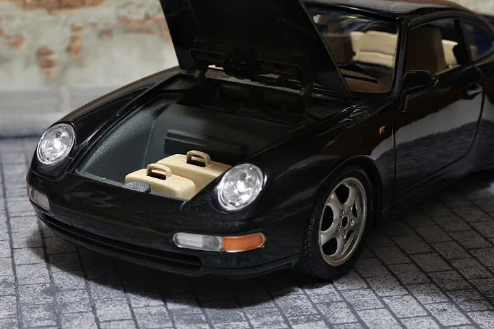 PORSCHE CARRERA 993 - 1:18 - BLACK METÁLICO - Foto 4