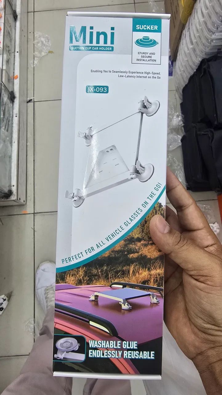 Suporte com Ventosa para starlink Mini