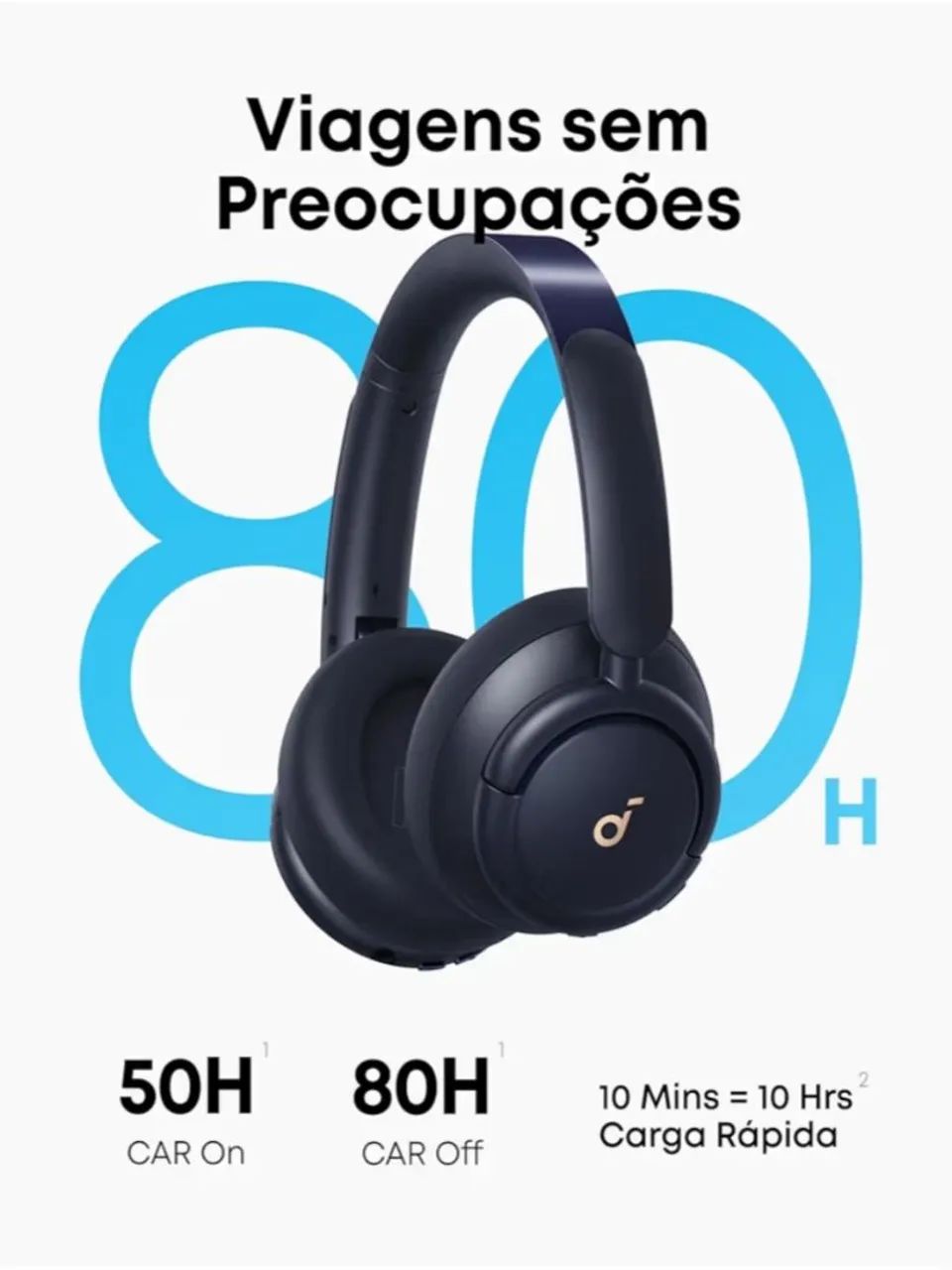Fone bluetooth Soundcore Q30 em perfeito estado. - Foto 5