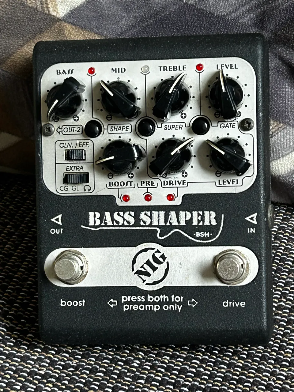 Pedal Hartke Bass Attack VXL para Baixo - Instrumentos musicais