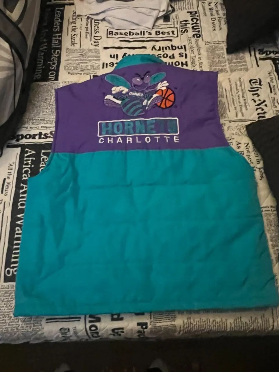 Jaqueta charlotte Hornets starter original  - Foto 4
