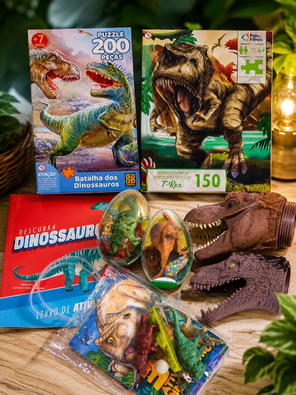 Kit dinossauro - Dia das Crianças - Brinquedo 