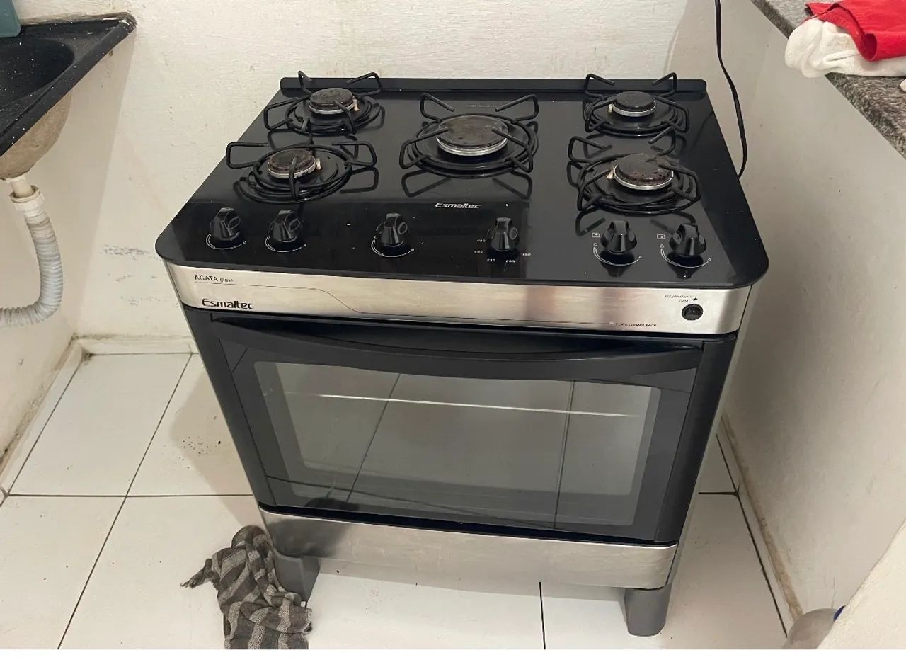 Fogão um ano de uso