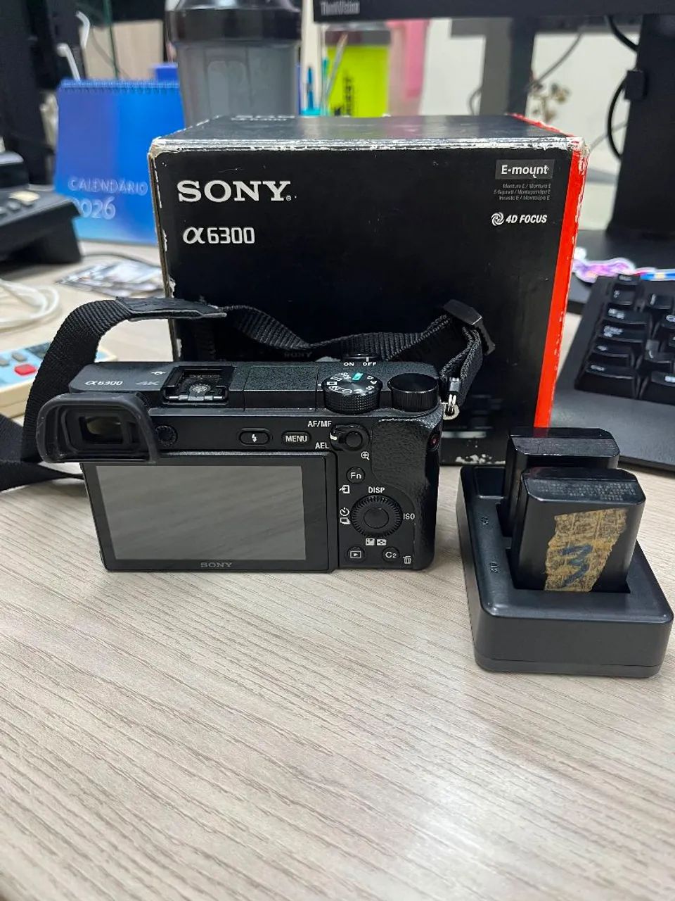 Sony A6300 com 2 baterias e caixa  - Foto 2