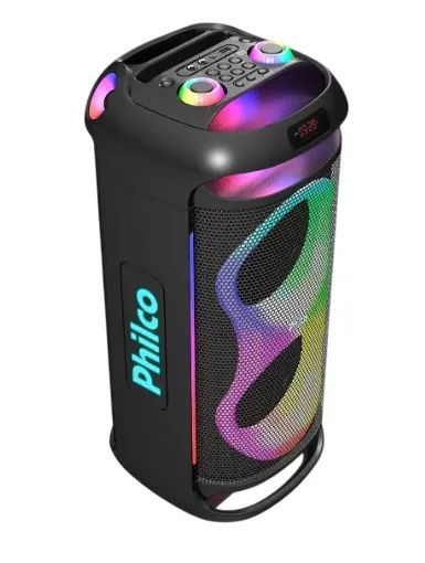 Caixa De Som Philco Bluetooth 800w Rms Pcx6702 - Preto 127/220v - Foto 2
