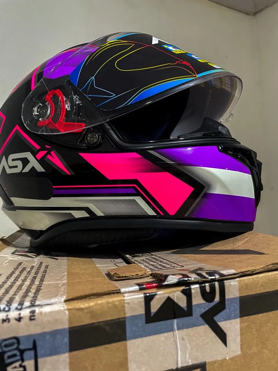 Vendo capacete ASX  - Foto 4