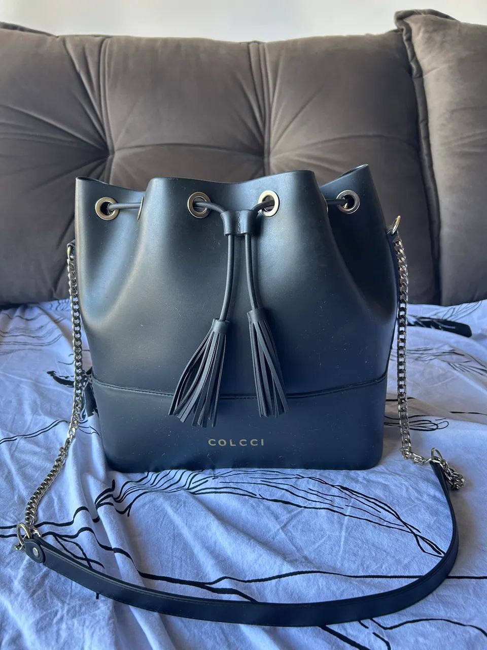 Bolsa de couro sintético- colcci  - Foto 2