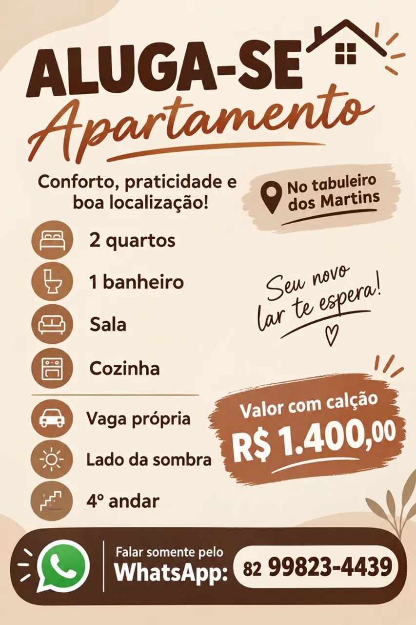 Alugo apartamento 