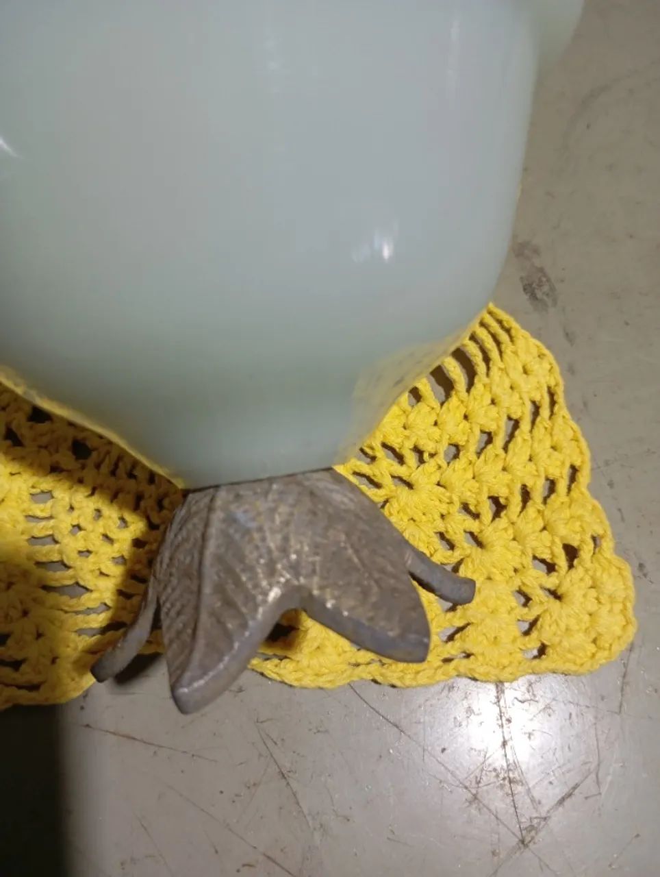 abajur antigo pequeno sem cupula e sem bocal - Foto 3