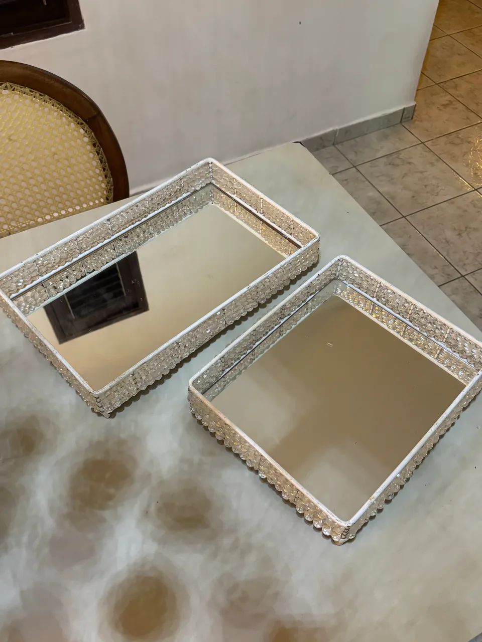 Kit 3 Bandejas decorativas  - Foto 5