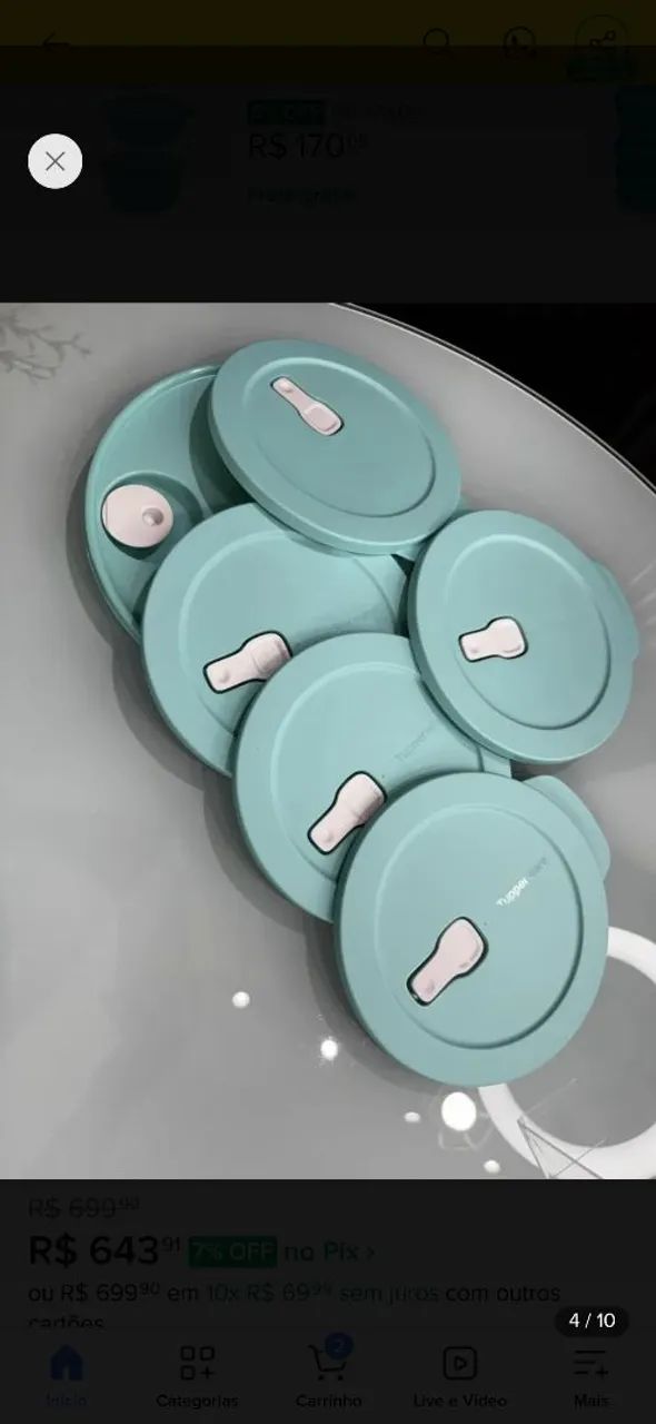 Tupperware kit Cristalwave 
