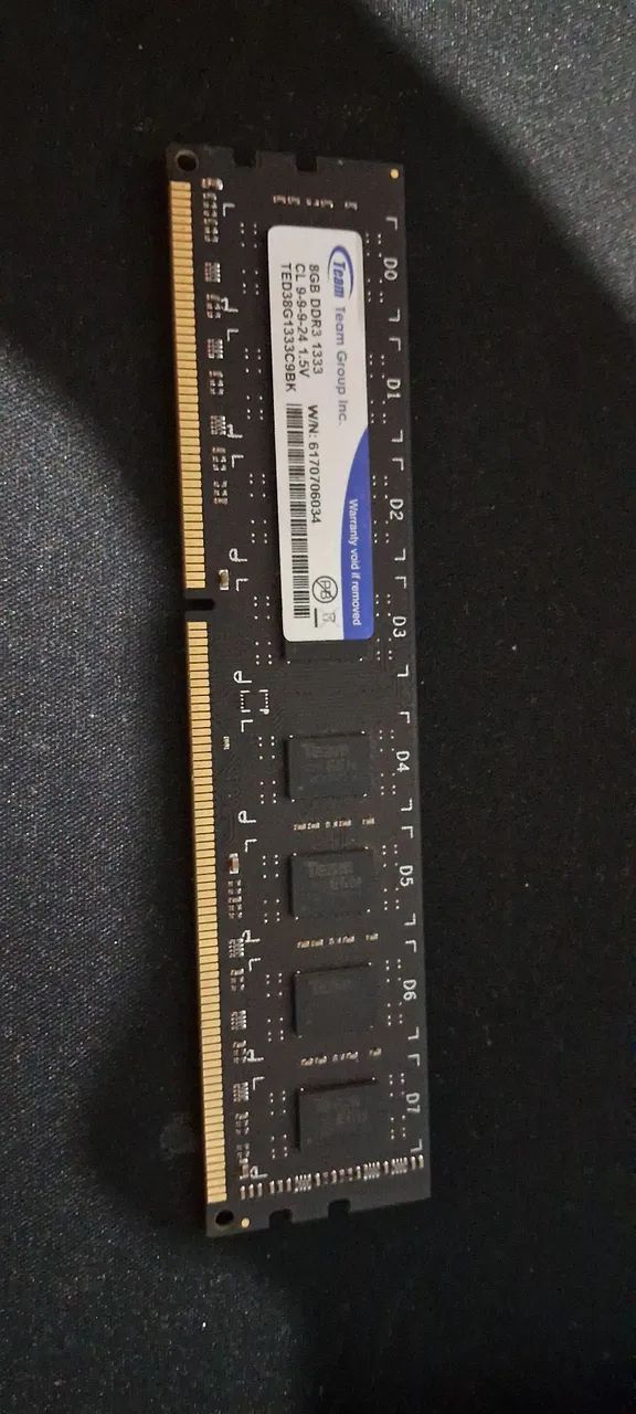 Memoria RAM DDR3 8GB