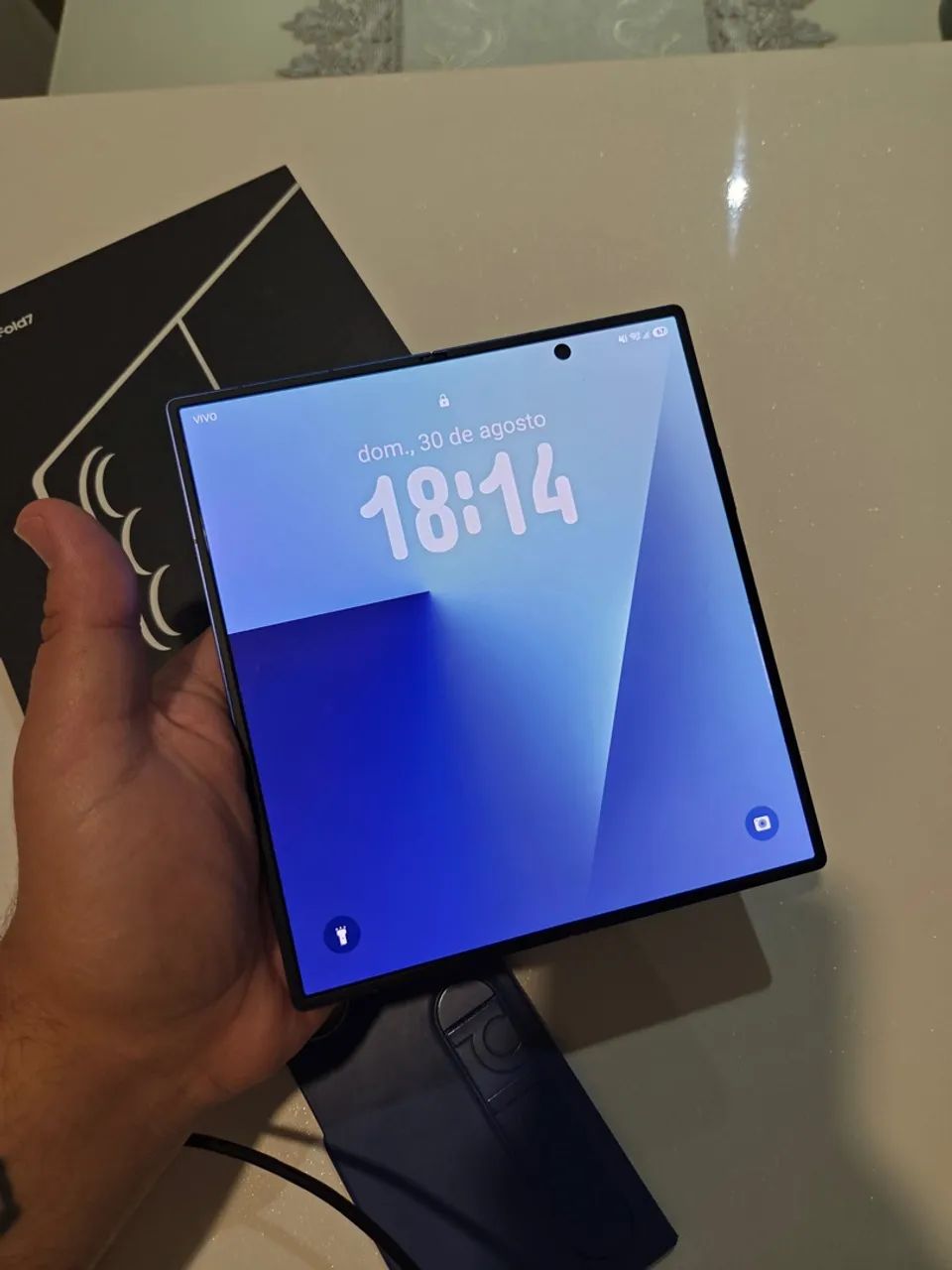 Samsung Z Fold 7 512GB Azul - Foto 2