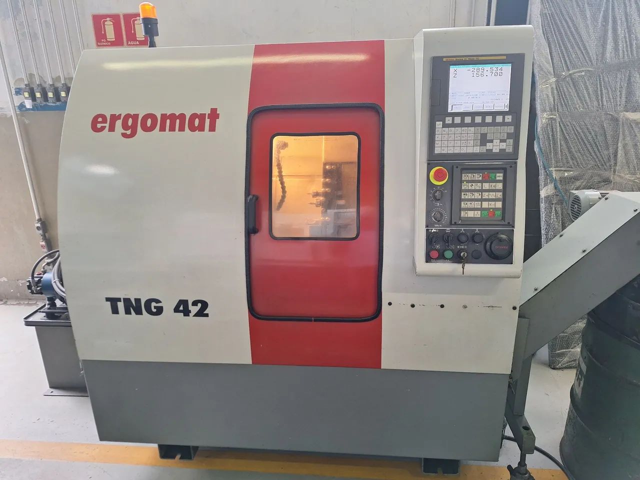 TORNO CNC ERGOMAT MODELO TNG-42 ANO 2009. 