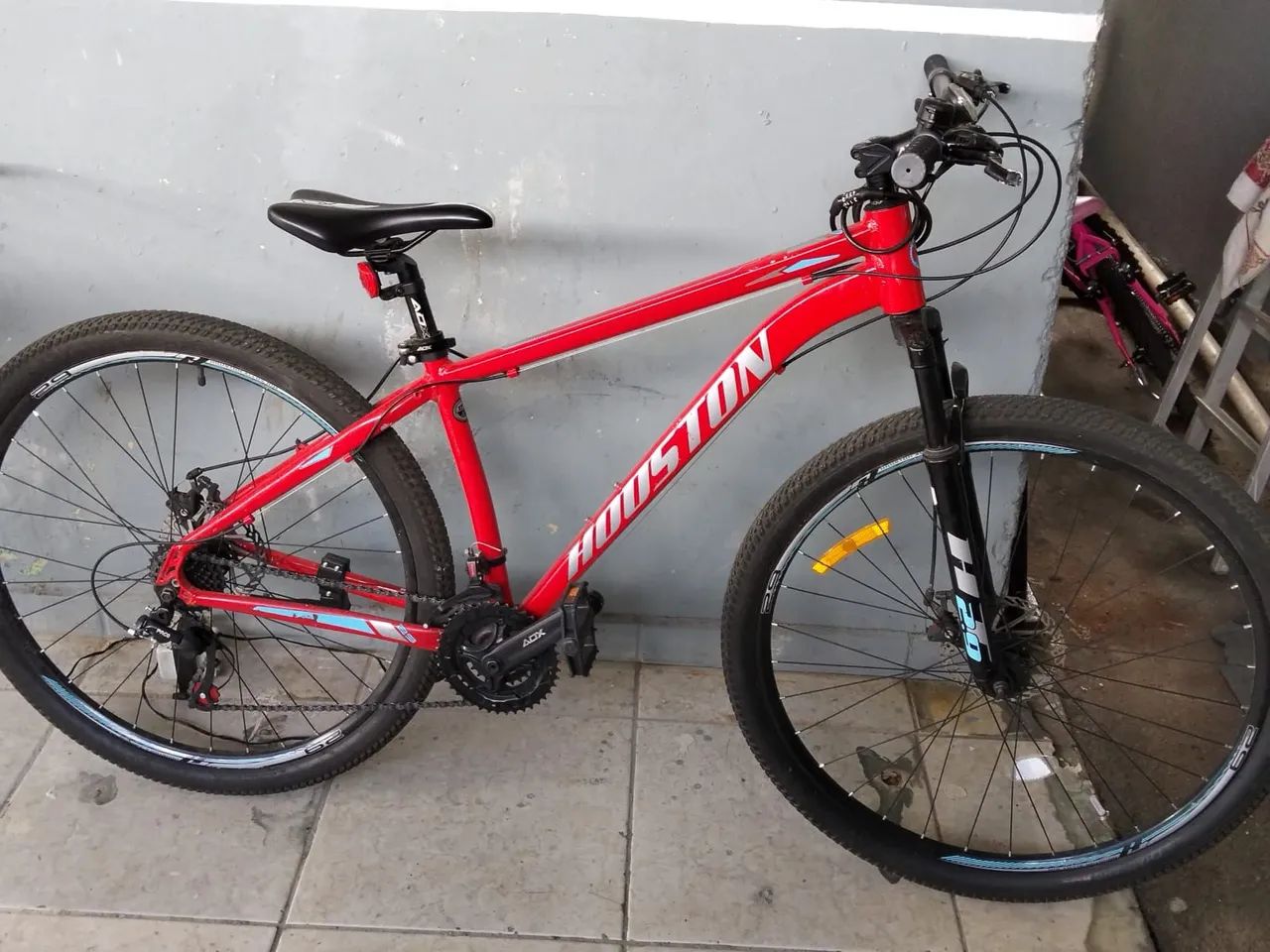 ? Bicicleta Houston aro 29 - Vermelha, completa e conservada!