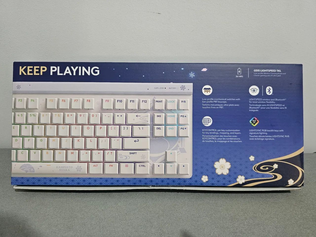 Logitech G515 Wireless TKL, Low Profile, Kamisato Ayaka Special Edition - Foto 2