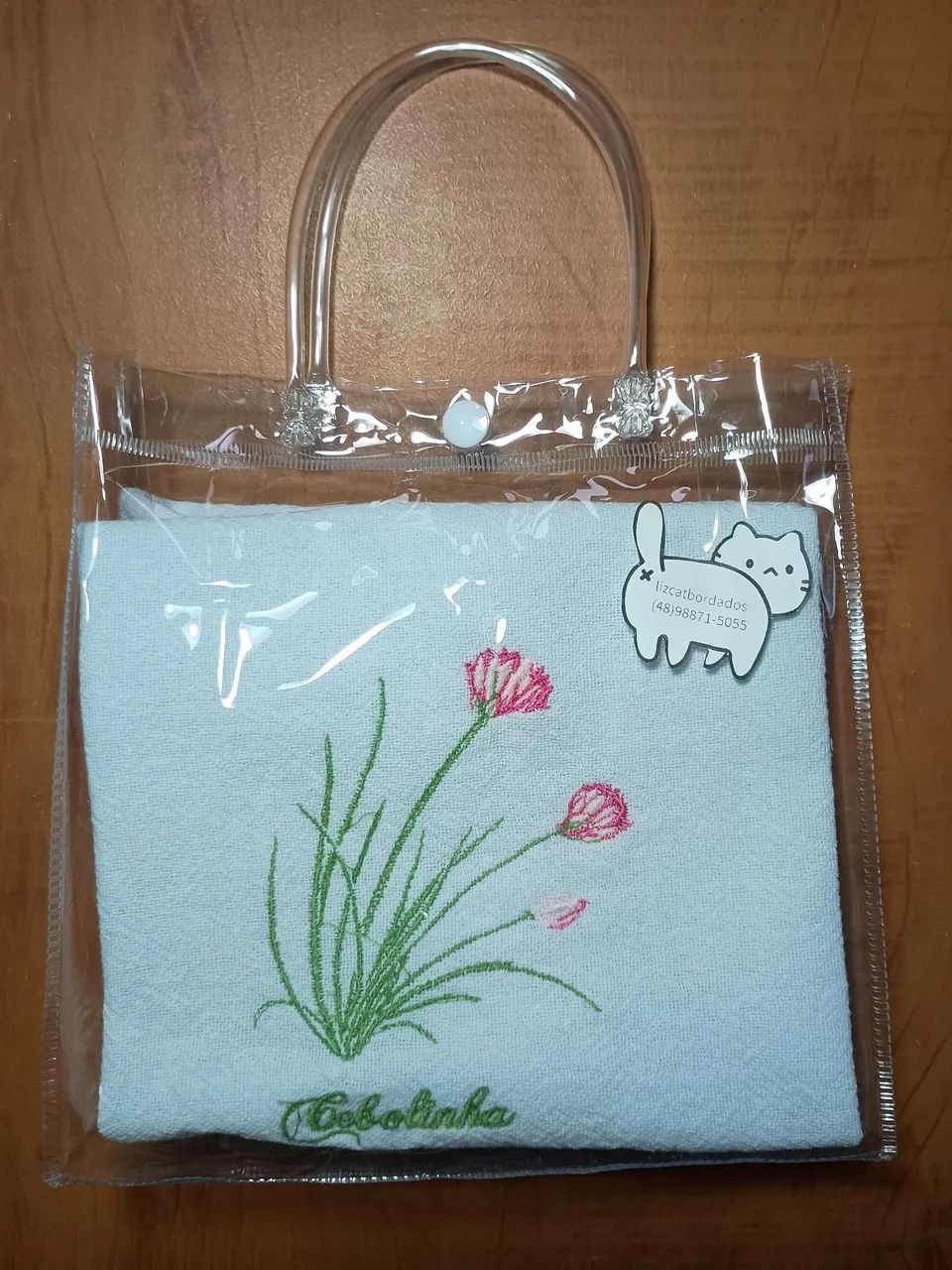 Kit de Pano de prato bordado
