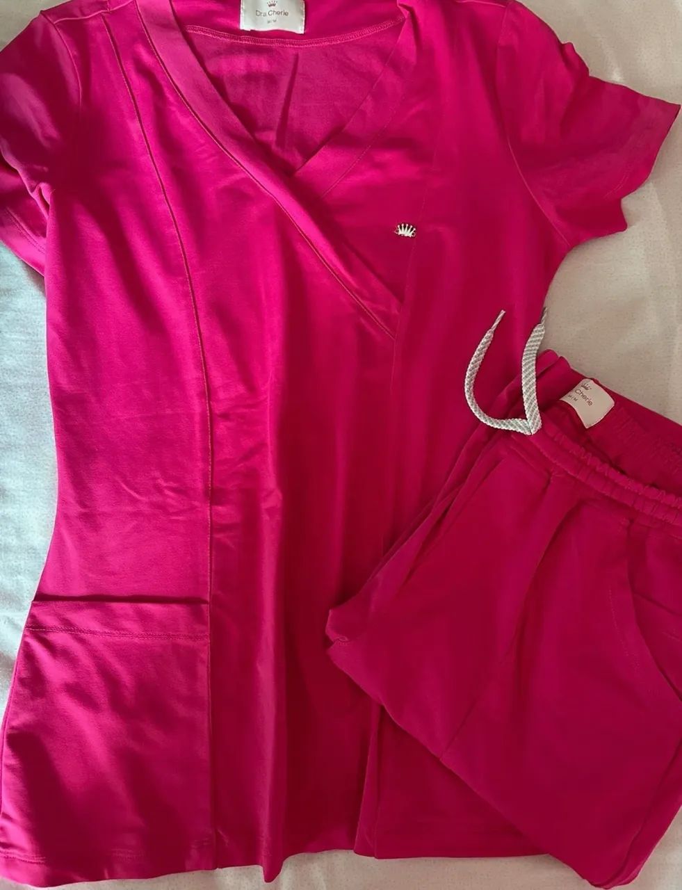 Scrub Coach Dra Cherie Pink 