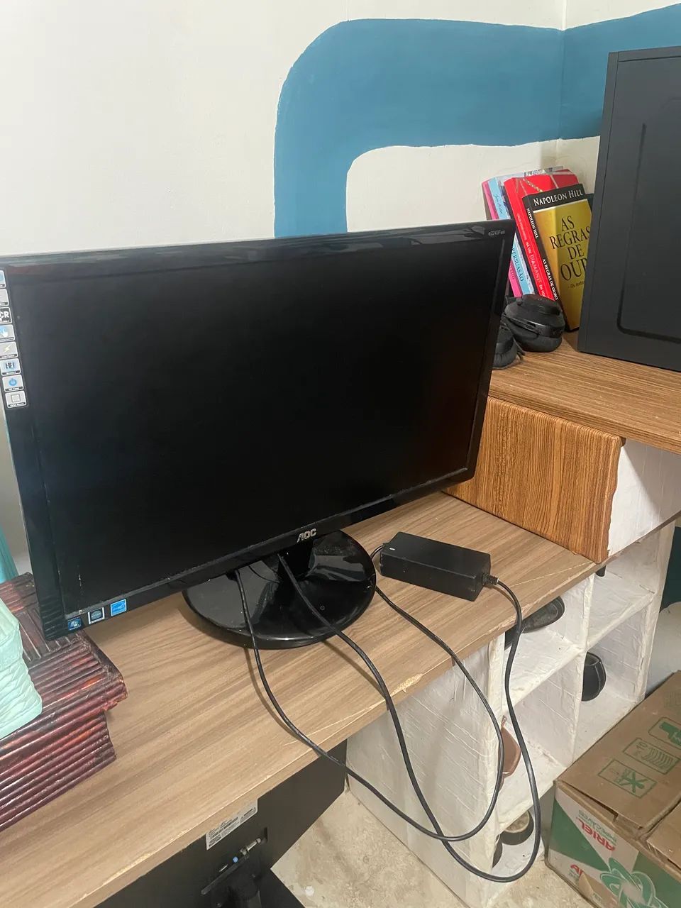 PC Ryzen 5 + Setup Dual Monitor (2 Telas) + Kit Logitech Novo - Foto 2