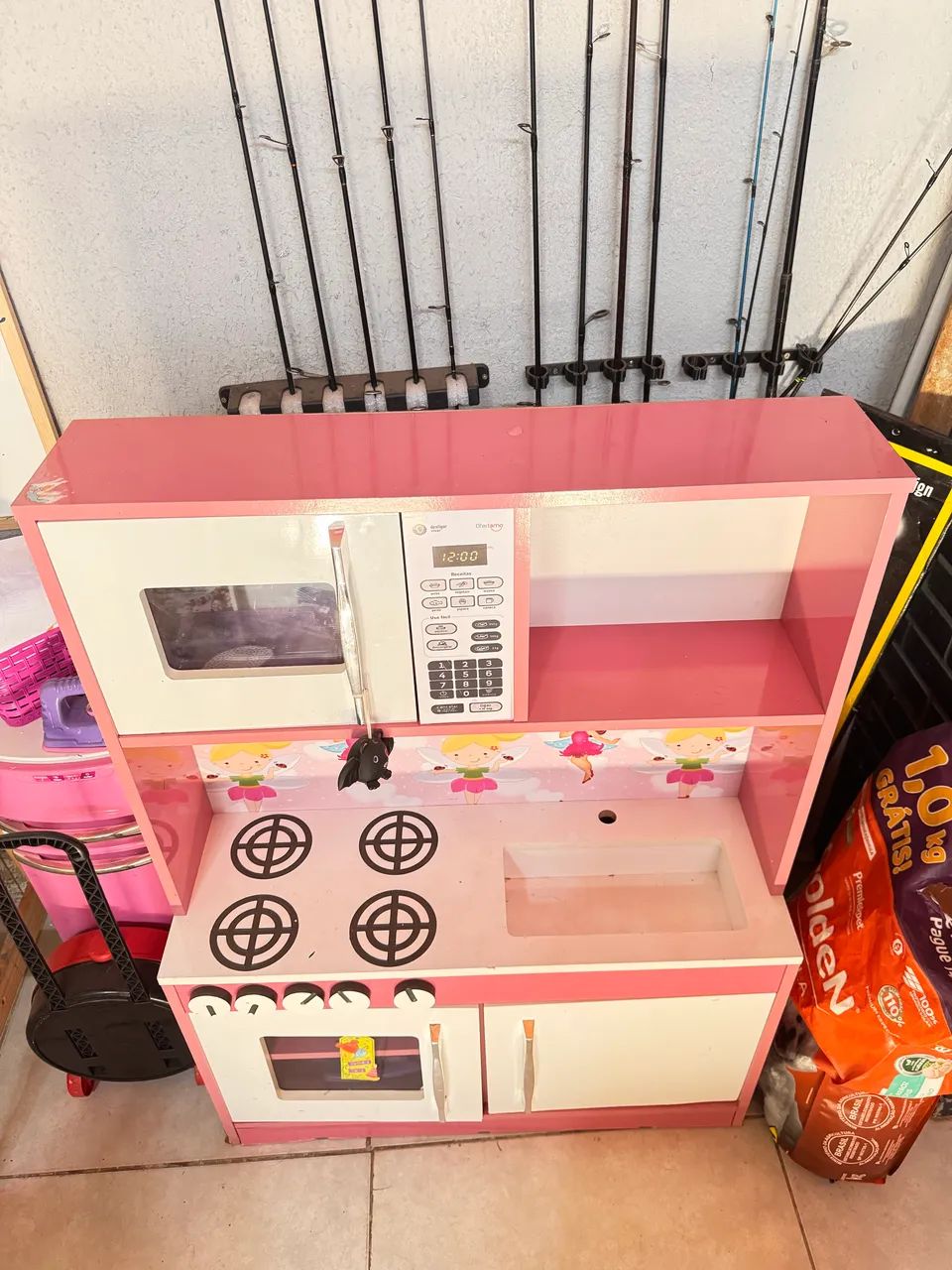 Cozinha Infantil de Madeira Completa - Foto 4