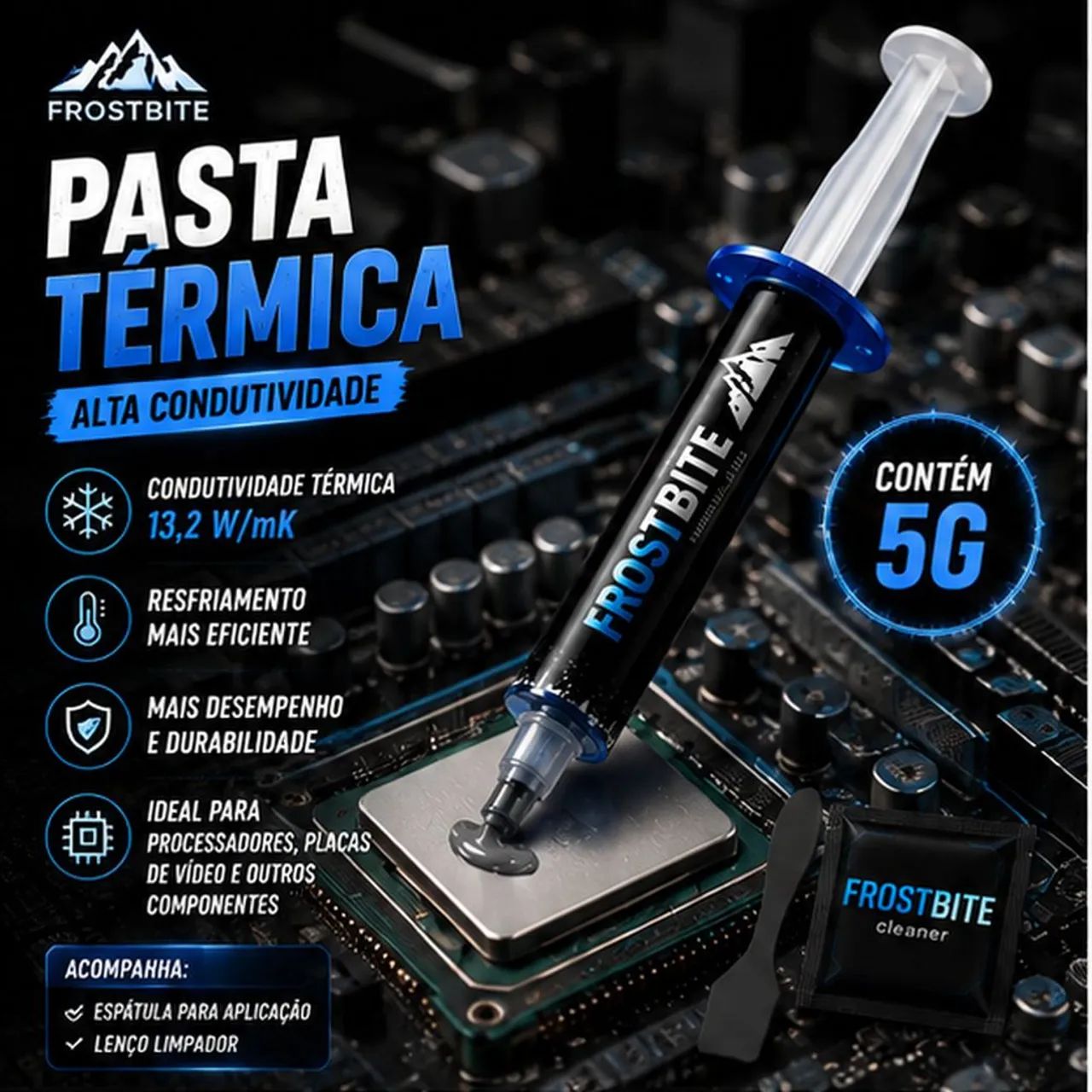 Pasta térmica para pc,notebook,console