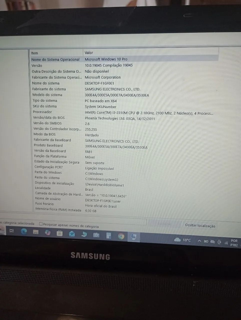 Notebook Samsung - Intel Core i3 - 6GB RAM - Foto 4