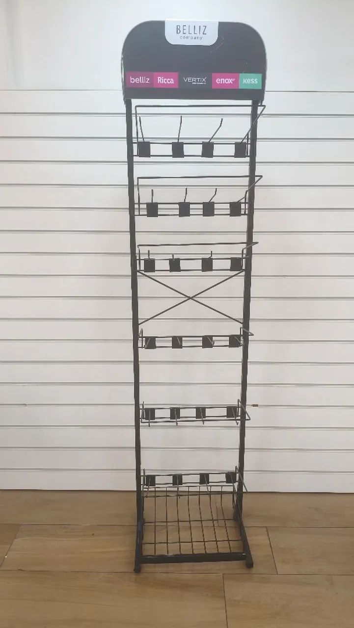 Expositor de ferro de loja ganchos 