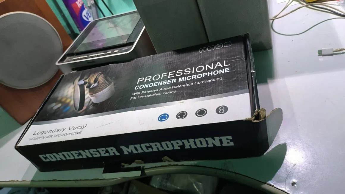 Microfone condensador para PC e notebook - Foto 5