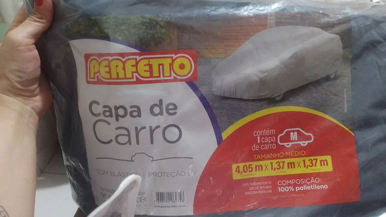 Capa pra carro tamanho M 
