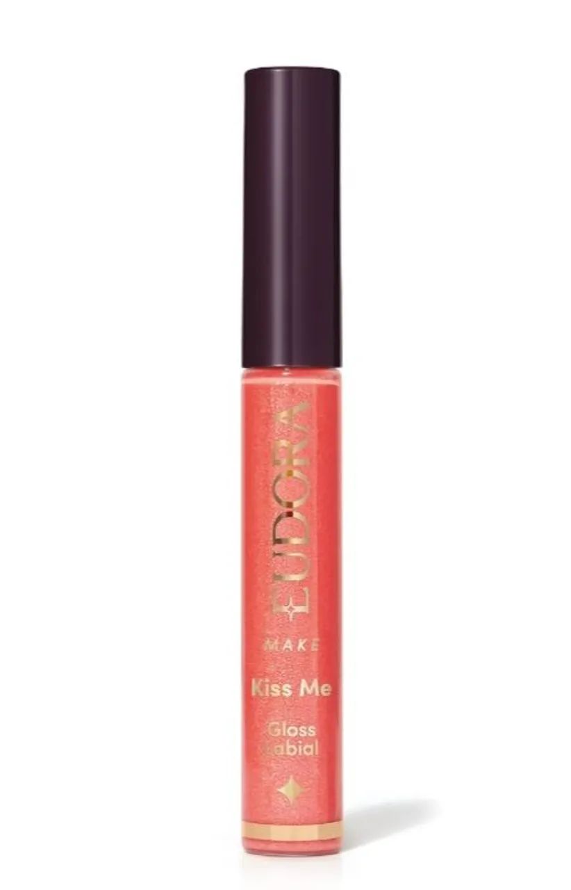GLOSS KISS ME EUDORA ROSA HOLOFOTE  - Foto 3