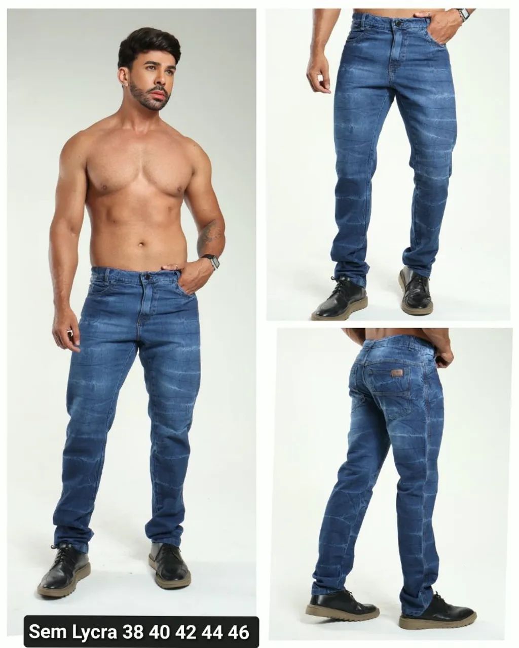 Calças Masculinas com Laycra - Foto 2