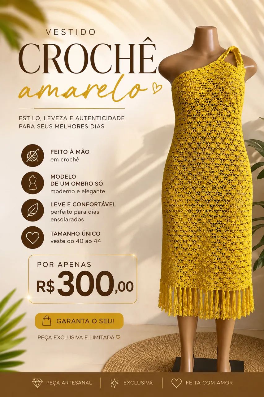 VESTIDO CROCHÊ 