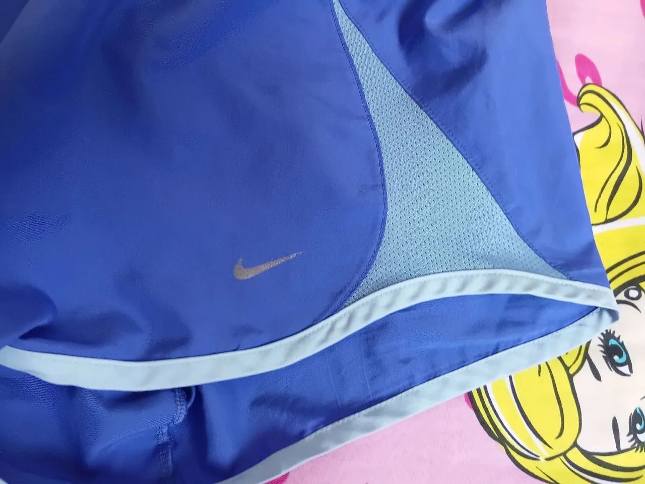 Short de corrida Nike azul P - Foto 4