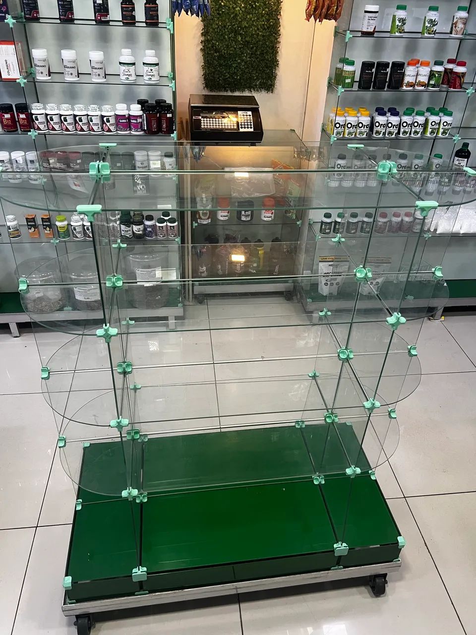 Ilha Expositora de Vidro  - Foto 3