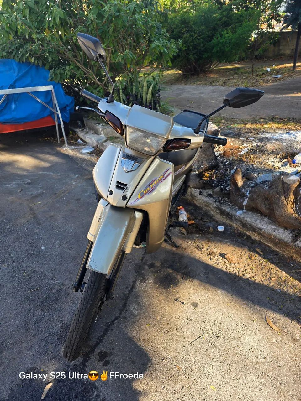 Yamaha cripton 105 2003 otimo estado ac trocas - Foto 4
