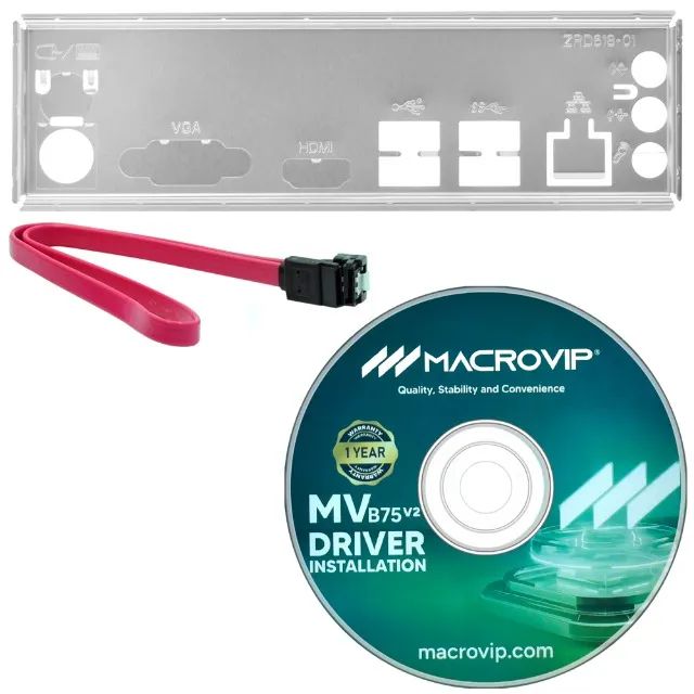 Placa Mãe Macrovip MV-B75V2 Socket LGA 1155 / VGA / DDR3 - Foto 4