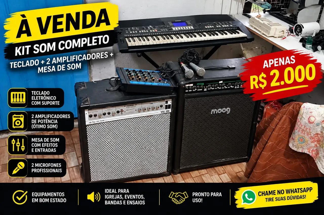 Vendo kit músico