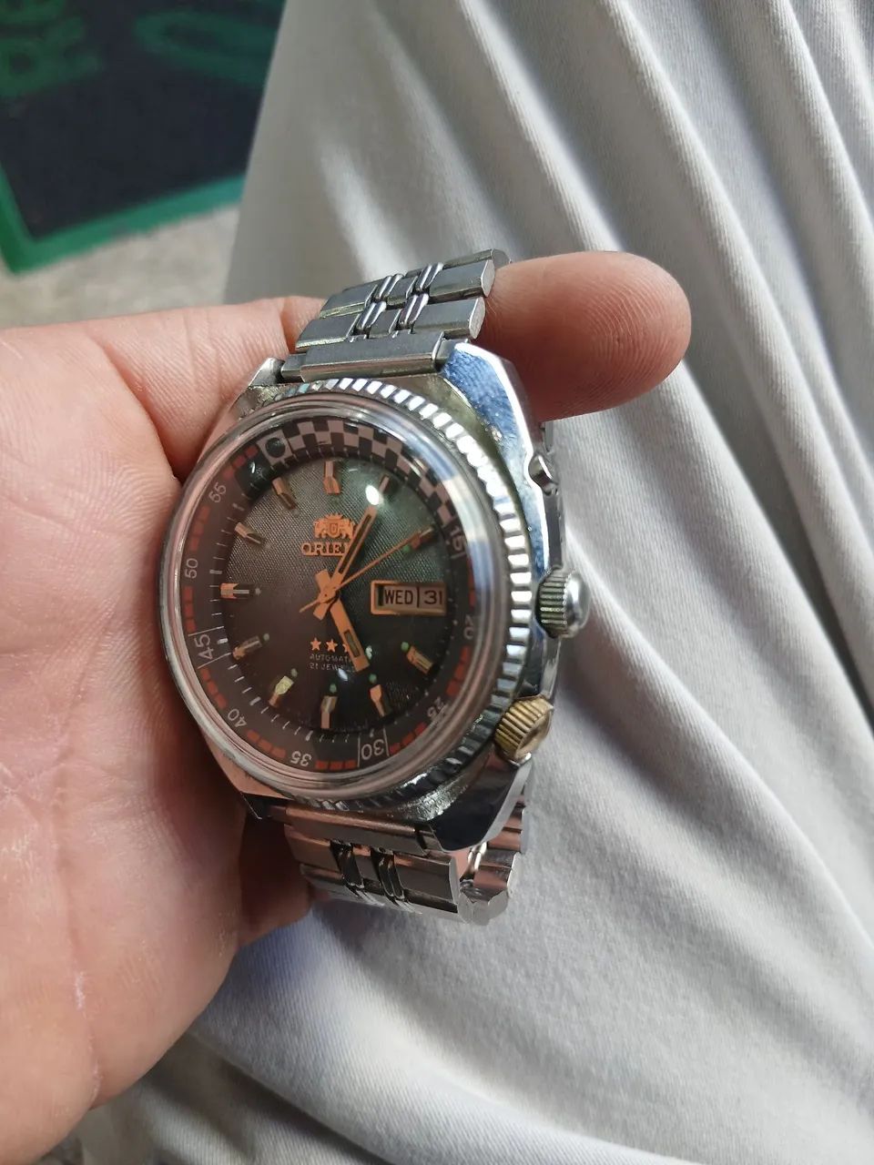 Relógio orient automático três estrelas  - Foto 2