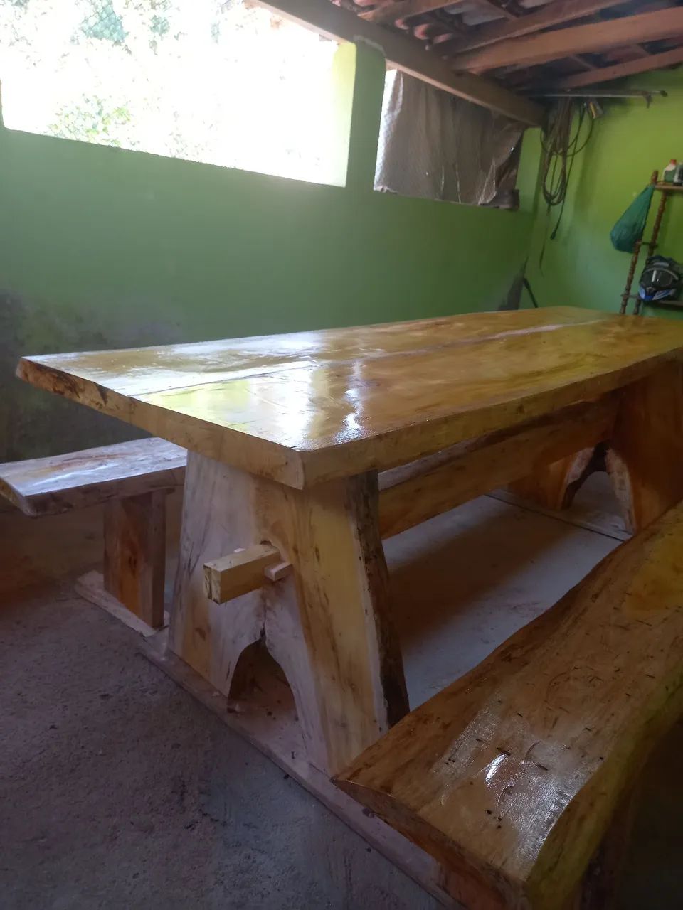 Mesa rústica linda.... - Foto 3