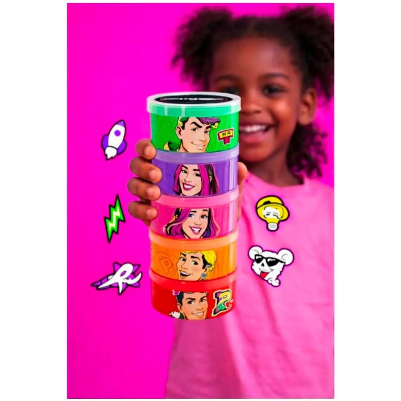 Slime Dos Rosas 5 cores  - Foto 2