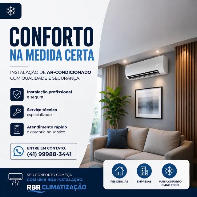 Instalação de ar condicionado