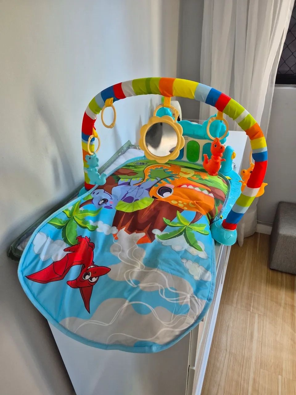 Tapete brinquedo sensorial bebê 