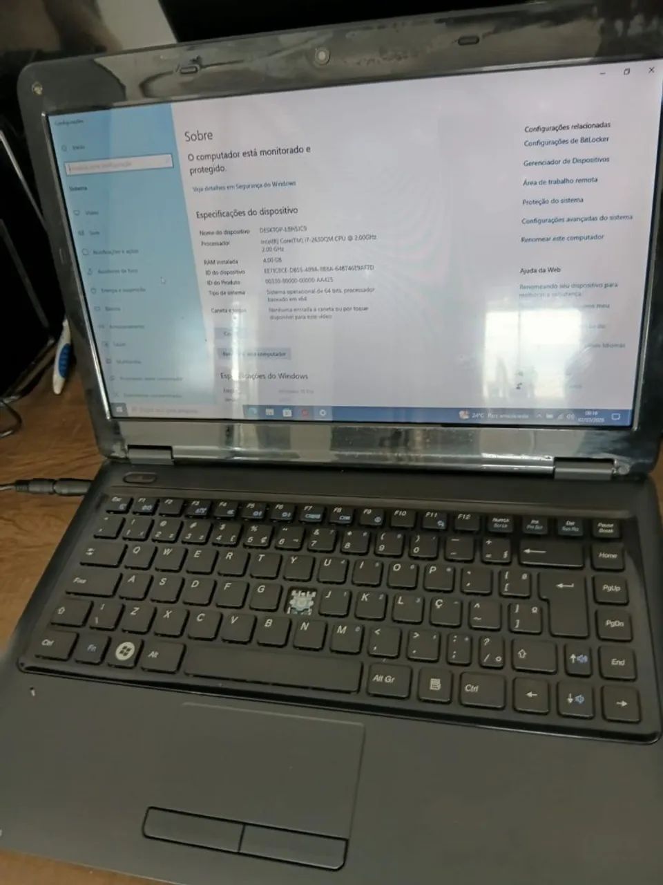 Notebook qbex core i7 2 geração / leia as informações. - Foto 3